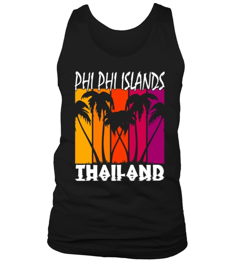 vintage phi phi islands thailand Tank Top Unisex