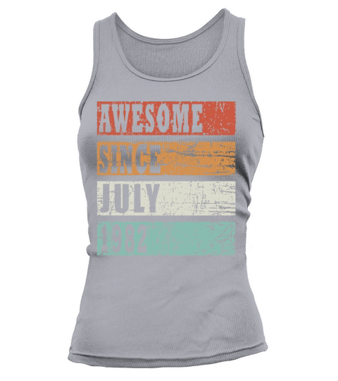 1982 Born In July Retro Gift Idea Tank top Woman