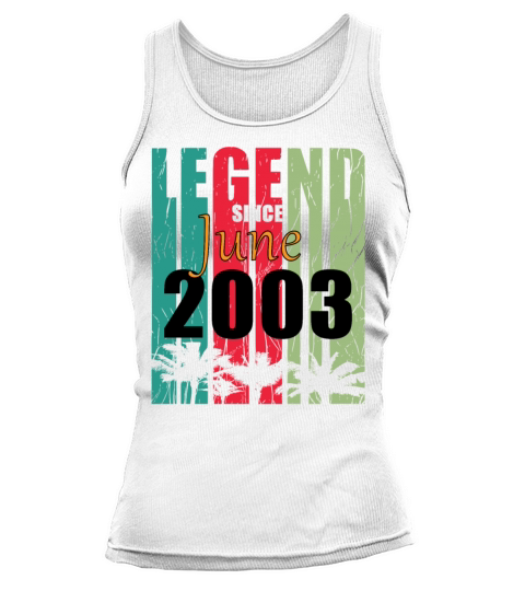 2003 vintage born in June gift Tank top Woman