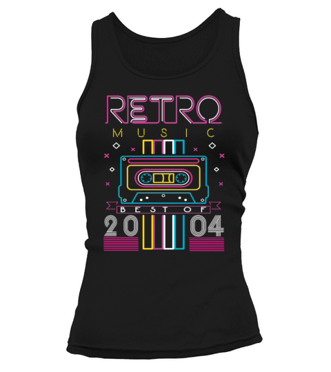 Best Of 2004 Retro Cassette Vintage Birthday Tank top Woman