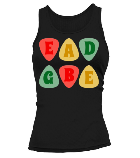 EADGBE Guitar Tuning - Vintage Musician Guitarist Tank top Woman