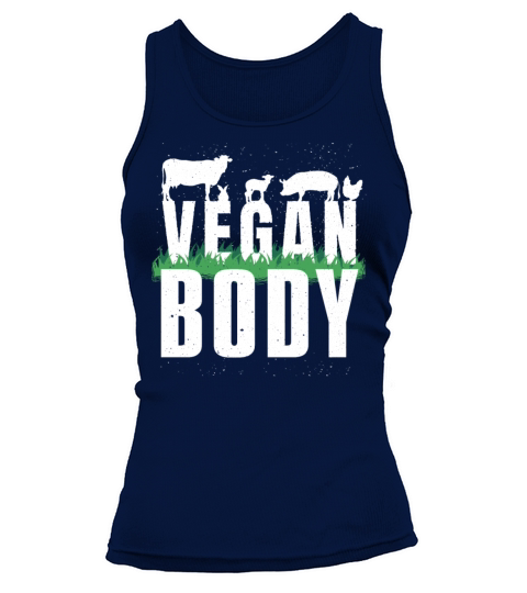 Farm Animals Vegetable Vegetarian Go Vegan Body Tank top Woman