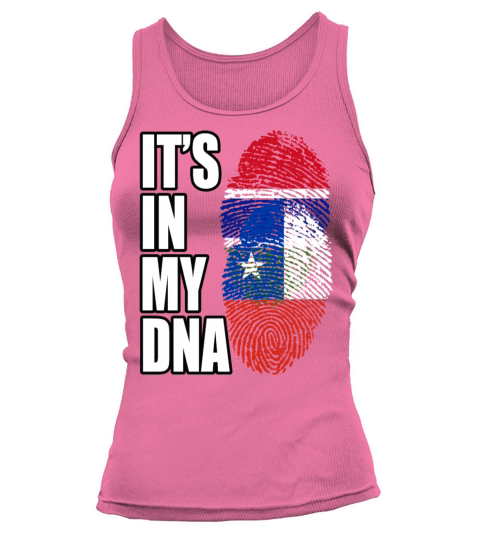 Gambian And Chilean Mix Heritage DNA Flag Tank top Woman