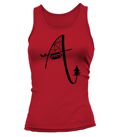 Halloween Alphabets Clipart A Tank top Woman