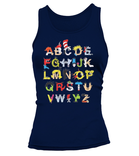 Happy Read Across America Day  ABC Dr Seuss Tank top Woman