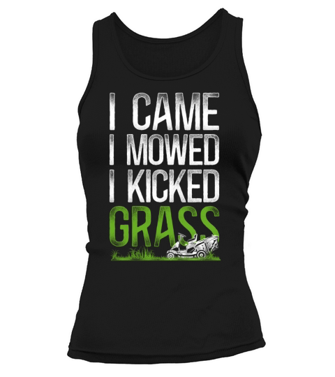 Lawn Mower Mowing Dad Father Tank top Woman