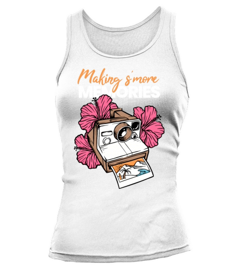 Making s’more Memories Retro Camera Tank top Woman