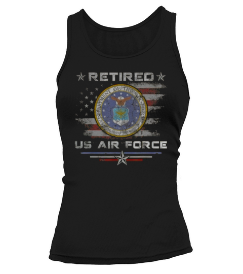 Premium Retired US Air Force Veteran Thanksgiving Gift shirt Tank top Woman