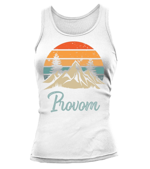 Provam Retro Vintage Mountain Sunset Outdoors Wild Tank top Woman