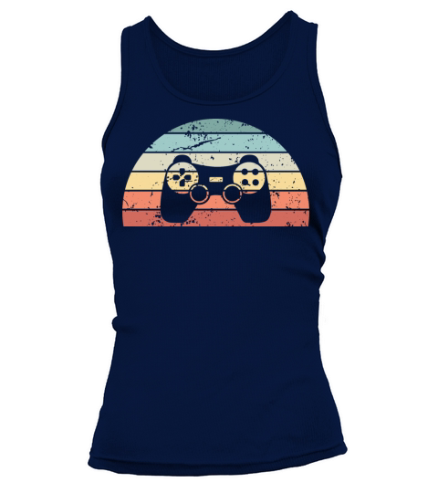 Retro Gaming Sunset Vintage Gamer Sunrise Tank top Woman