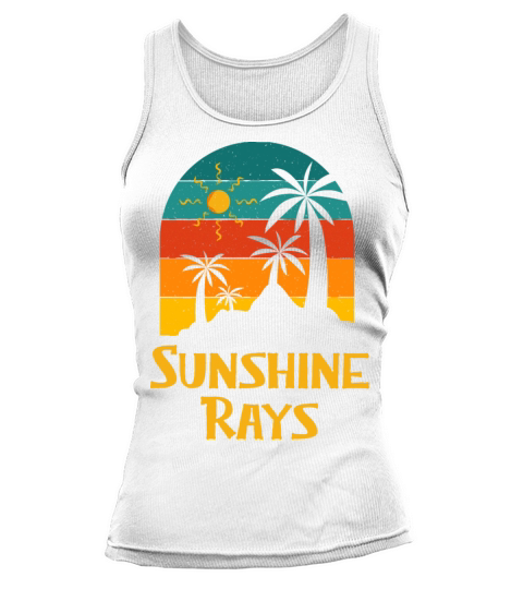 Sunshine Rays Beach Sayings Ocean Quotes Vacation Tank top Woman