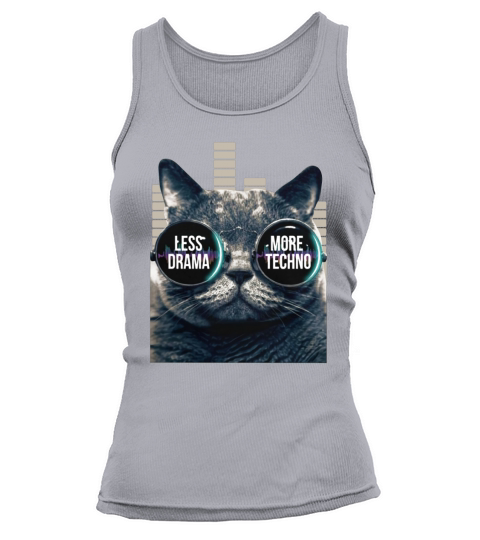 Techno Cat Tank top Woman