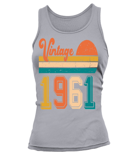 Vintage 1961 birthday gift Tank top Woman