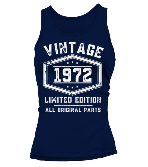 Vintage 1972 50th Birthday 50 Years Tank top Woman