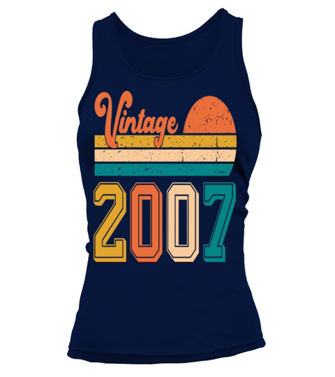 Vintage 2007 birthday gift Tank top Woman