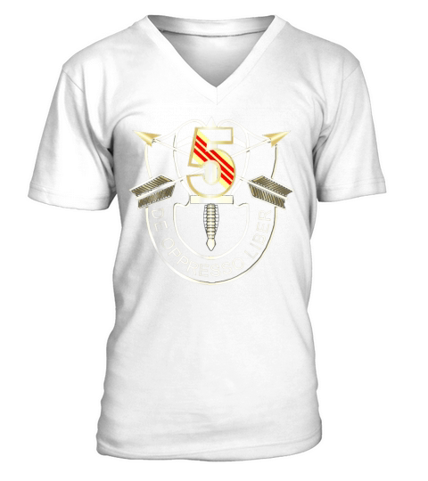 5th Special Forces Group - De Oppresso Liber Tshirt V-Neck T-shirt