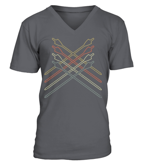 Archery Bow Archer Retro Vintage V-Neck T-shirt