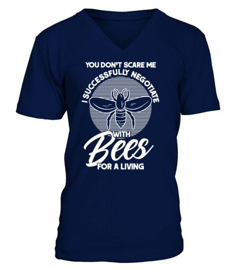 Beekeeping Apiculturist Bee Support Beekeeper V-Neck T-shirt