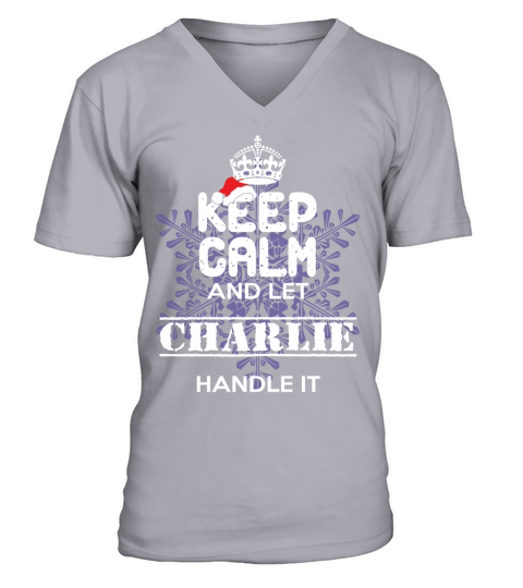 CHARLIE - Coffee Mug (colored) V-Neck T-shirt