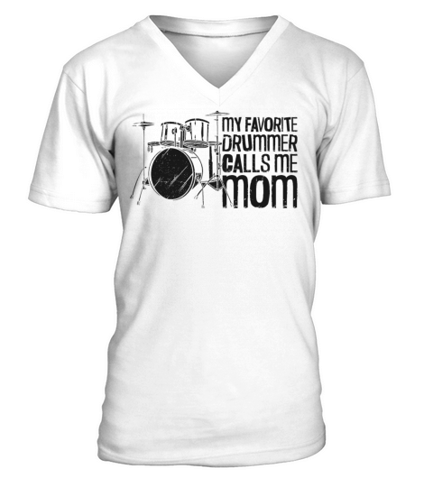 Drummer Drum Set Vintage My V-Neck T-shirt