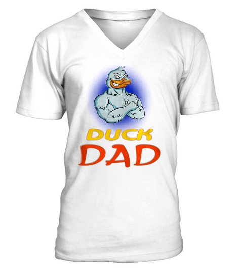 DUCK Lover Dad V-Neck T-shirt