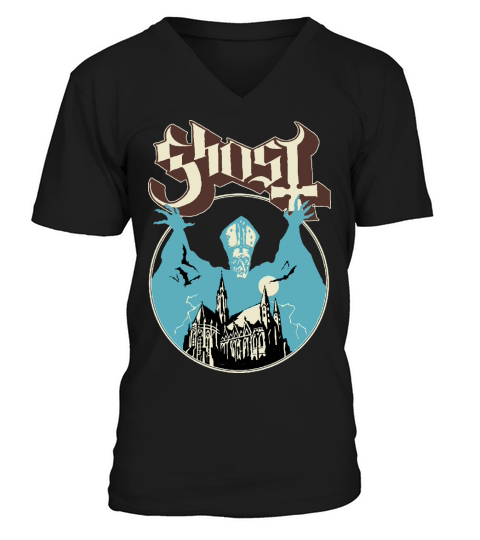 Ghost band - Ladies Flowy Tank V-Neck T-shirt