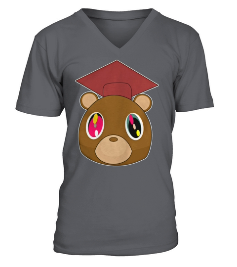 Graduation Bear Kanye T-Shirt V-Neck T-shirt