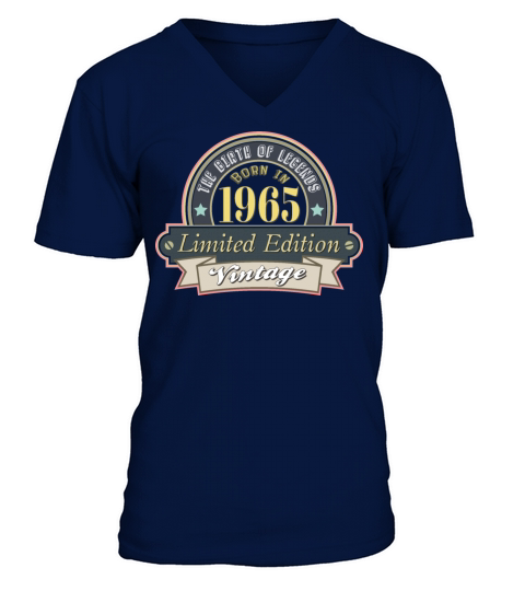 Idea for a gift to those who were born in 1965 V-Neck T-shirt