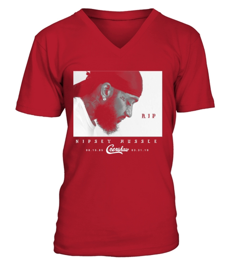 Nipsey Hussle RIP V-Neck T-shirt