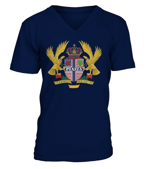 Piazza Family Crest For American People - Piazza Family T-Shirt, Hoodie, Sweatshirt V-Neck T-shirt