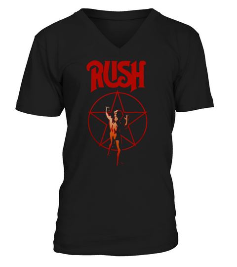 Rush Band T-Shirt V-Neck T-shirt