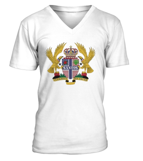 Santos Family Crest For American People - Santos Family T-Shirt, Hoodie, Sweatshirt V-Neck T-shirt