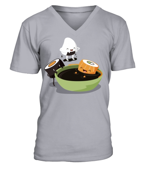 Sushi Soy Bath V-Neck T-shirt