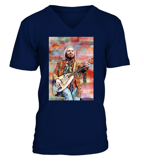 Tom Petty - Unisex Long Sleeve V-Neck T-shirt