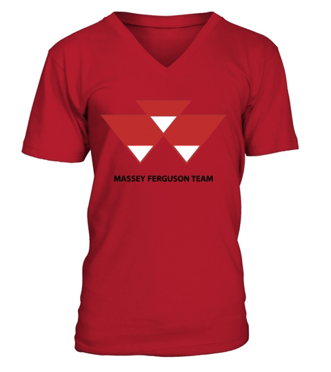 Tshirt Massey Ferguson Team V-Neck T-shirt