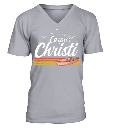 Vintage Corpus Christi Texas gifts for womens V-Neck T-shirt