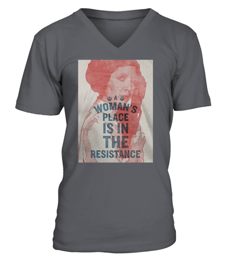 Womans Place Is In The Resistance T-Shirt V-Neck T-shirt
