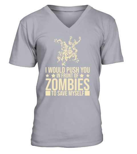 Zombies V-Neck T-shirt