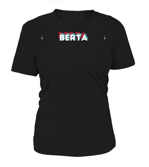 Berta Name - Funny Name Berta 80s theme Women's T-Shirt