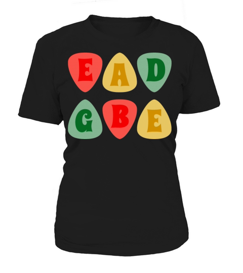 EADGBE Guitar Tuning - Vintage Musician Guitarist Women's T-Shirt