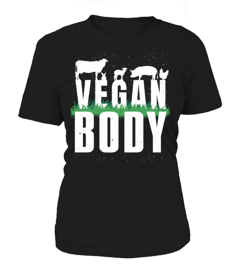 Farm Animals Vegetable Vegetarian Go Vegan Body Women's T-Shirt