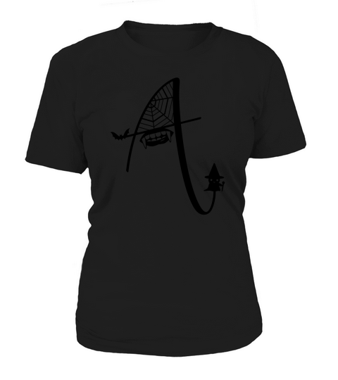 Halloween Alphabets Clipart A Women's T-Shirt