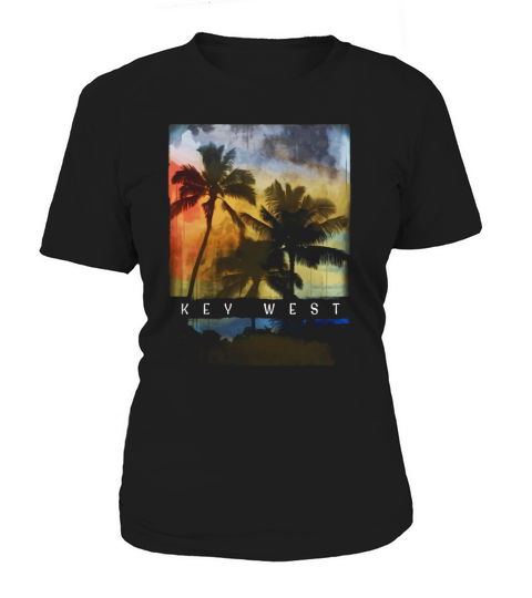 Key West Tshirt Florida Shirt Beach Ocean Tee Men Women Kids Women's T-Shirt