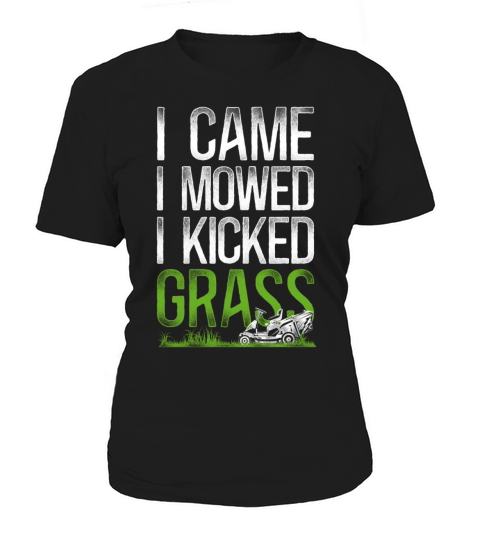 Lawn Mower Mowing Dad Father Women's T-Shirt