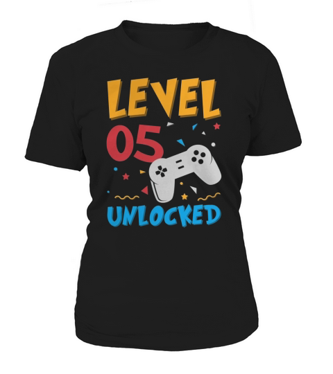 Level 5 Unlocked Gamer 5th Birhday Women's T-Shirt