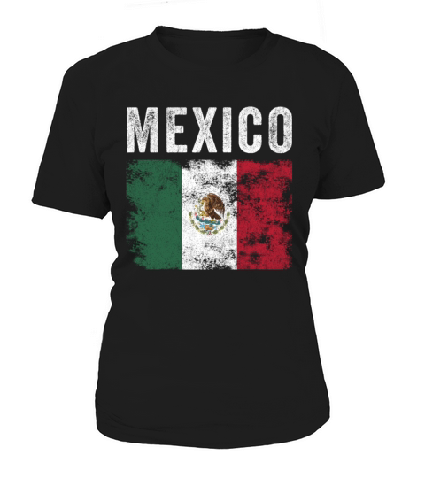 Mexico Flag Distressed - Mexican Flag Women's T-Shirt