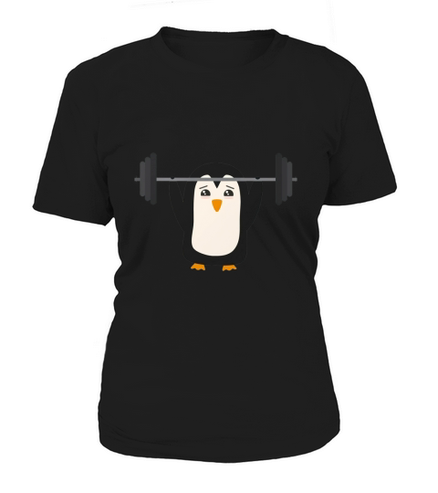 Penguin Weightlifting T-Shirt for Women, Men and Kids Women's T-Shirt