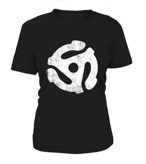 Vintage 45 Rpm Record Adapter T Shirt Women's T-Shirt