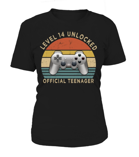 Vintage Level 14 Unlocked Official Teenager Women's T-Shirt