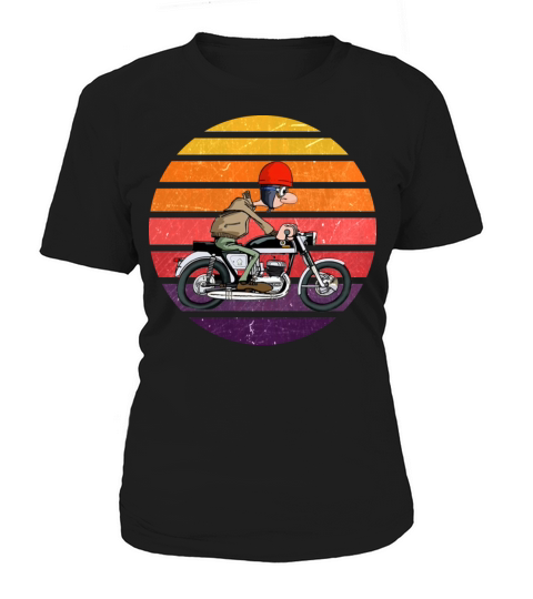 Vintage Motorcycle Motorbike Biker Motorcyclist Women's T-Shirt